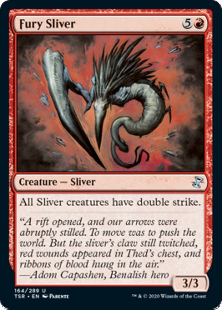 Image for Fury Sliver (Time Spiral: Remastered) (164) - Magic: The Gathering