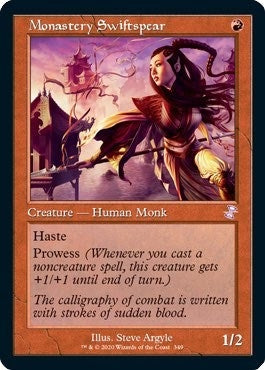 Image for Monastery Swiftspear (Time Spiral: Remastered) (349) - Magic: The Gathering