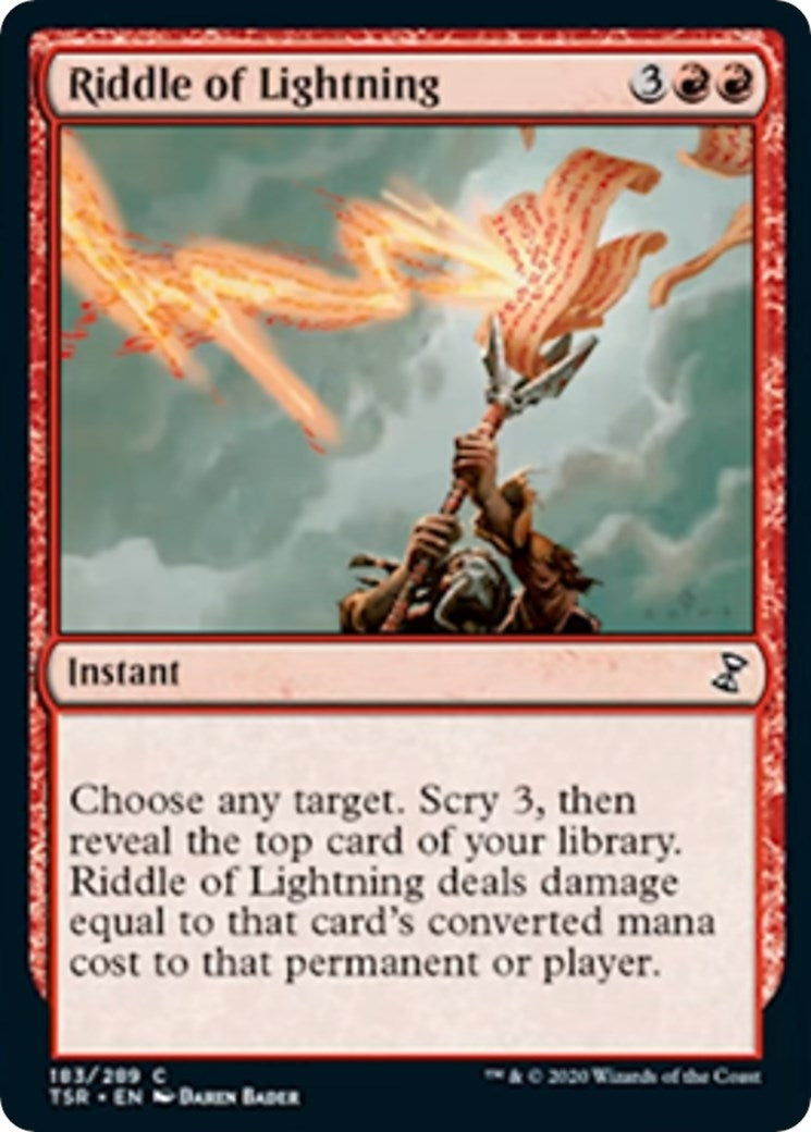 Image for Riddle of Lightning (Time Spiral: Remastered) (183) - Magic: The Gathering