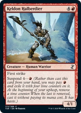 Image for Keldon Halberdier (Time Spiral: Remastered) (173) - Magic: The Gathering