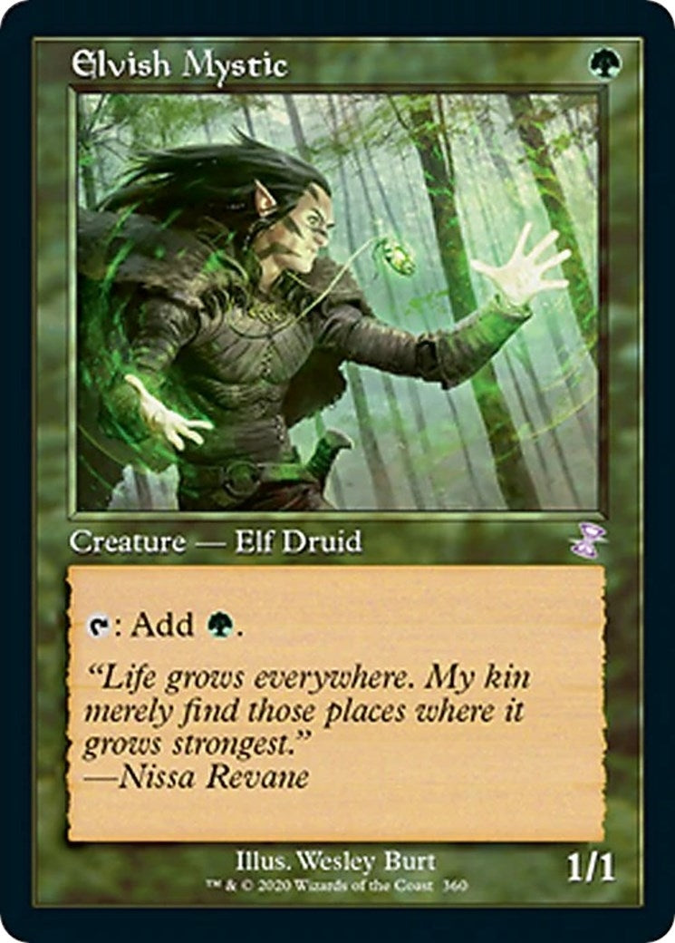 Image for Elvish Mystic (Time Spiral: Remastered) (360) - Magic: The Gathering