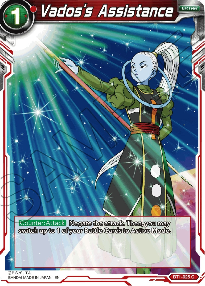 Image for Vados's Assistance (Reprint) (Battle Evolution Booster) (BT1-025) - Dragon Ball Super: Masters
