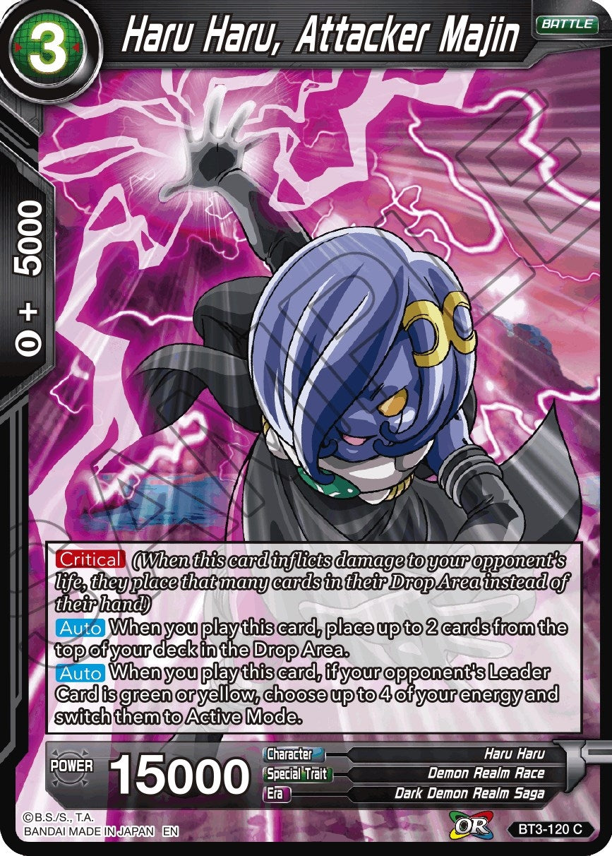 Image for Haru Haru, Attacker Majin (Reprint) (Battle Evolution Booster) (BT3-120) - Dragon Ball Super: Masters
