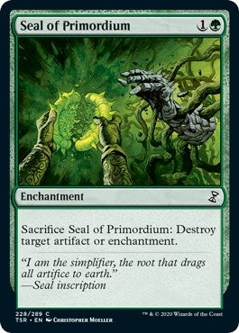 Image for Seal of Primordium (Time Spiral: Remastered) (228) - Magic: The Gathering