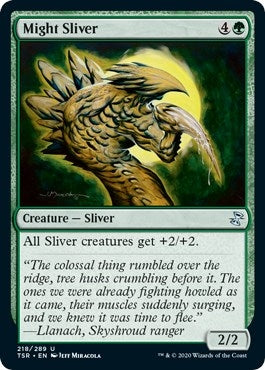 Image for Might Sliver (Time Spiral: Remastered) (218) - Magic: The Gathering