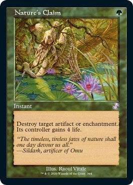 Image for Nature's Claim (Time Spiral: Remastered) (364) - Magic: The Gathering