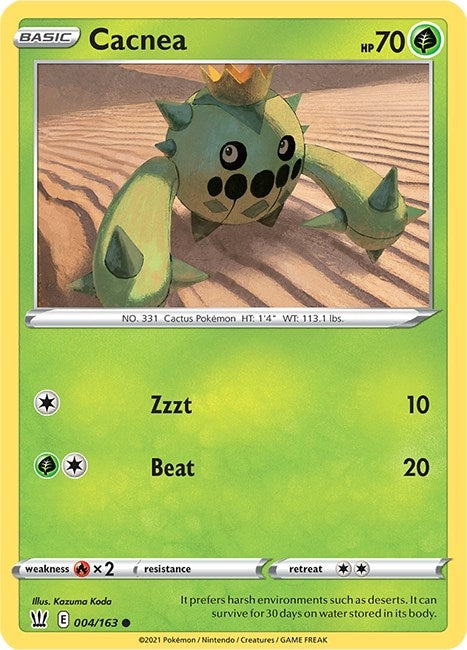 Image for Cacnea (SWSH05: Battle Styles) (004/163) - Pokemon