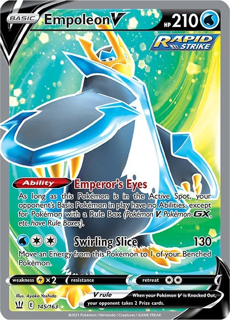 Image for Empoleon V (Full Art) (SWSH05: Battle Styles) (145/163) - Pokemon