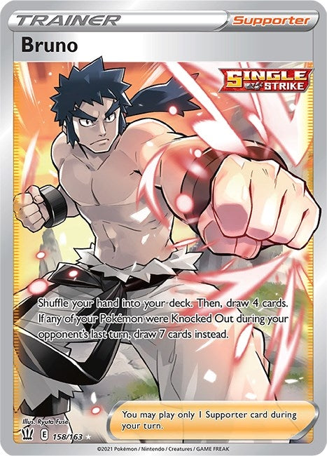 Image for Bruno (Full Art) (SWSH05: Battle Styles) (158/163) - Pokemon