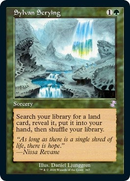 Image for Sylvan Scrying (Time Spiral: Remastered) (367) - Magic: The Gathering
