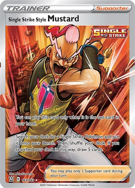 Image for Single Strike Style Mustard (Full Art) (SWSH05: Battle Styles) (163/163) - Pokemon