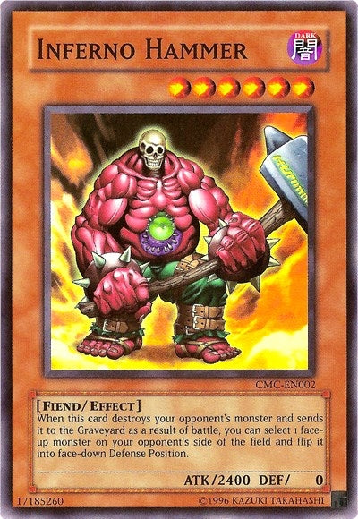 Image for Inferno Hammer (Capsule Monster Coliseum) (Yu-Gi-Oh! Video Game Promotional Cards) (CMC-EN002) - YuGiOh