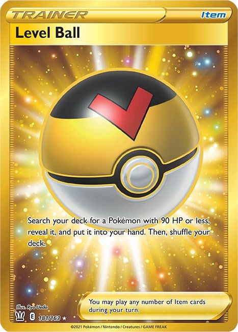 Image for Level Ball (Secret) (SWSH05: Battle Styles) (181/163) - Pokemon