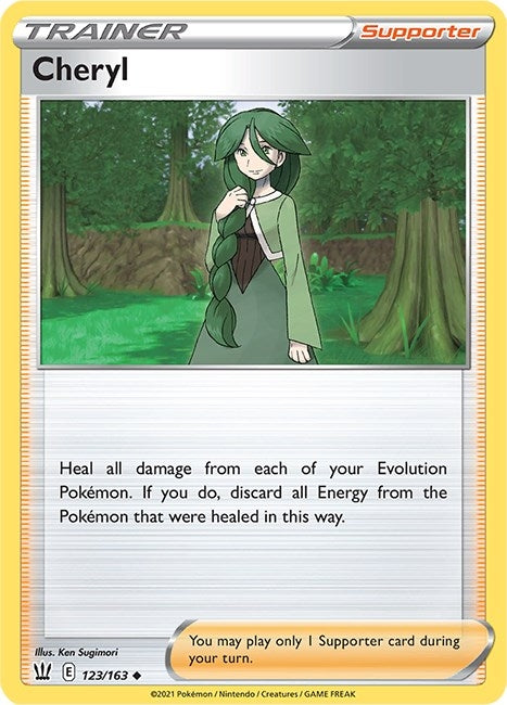 Image for Cheryl (SWSH05: Battle Styles) (123/163) - Pokemon