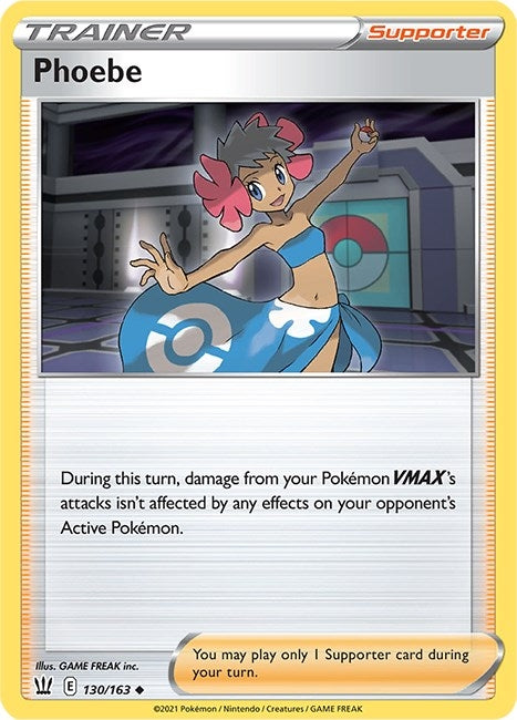 Image for Phoebe (SWSH05: Battle Styles) (130/163) - Pokemon