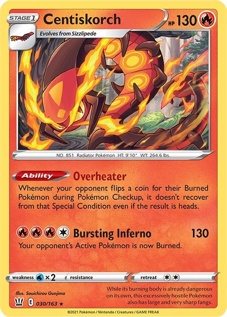 Image for Centiskorch (SWSH05: Battle Styles) (030/163) - Pokemon