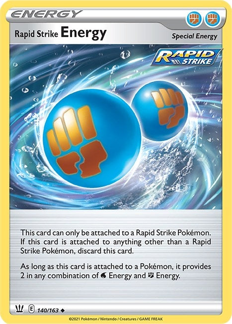 Image for Rapid Strike Energy (SWSH05: Battle Styles) (140/163) - Pokemon