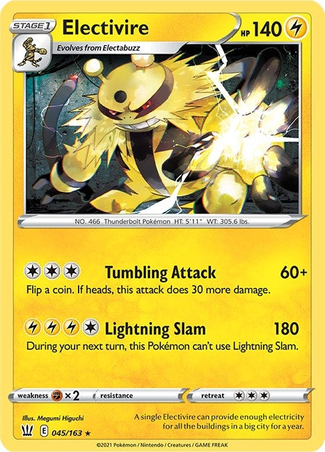 Image for Electivire (SWSH05: Battle Styles) (045/163) - Pokemon