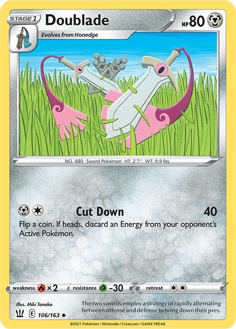 Image for Doublade (SWSH05: Battle Styles) (106/163) - Pokemon