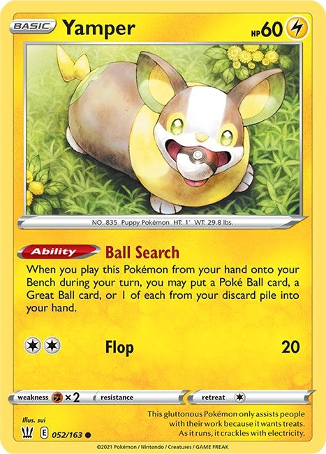 Image for Yamper (SWSH05: Battle Styles) (052/163) - Pokemon