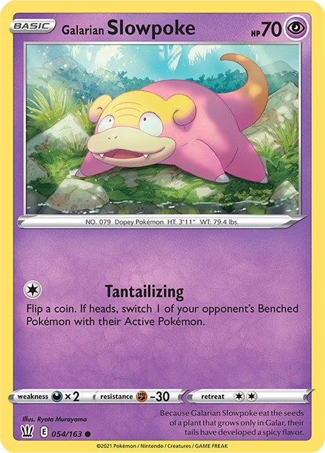 Image for Galarian Slowpoke (SWSH05: Battle Styles) (054/163) - Pokemon