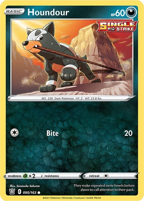 Image for Houndour (SWSH05: Battle Styles) (095/163) - Pokemon