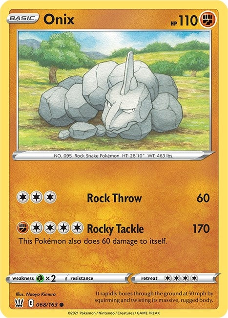Image for Onix (SWSH05: Battle Styles) (068/163) - Pokemon