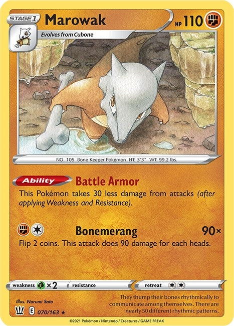 Image for Marowak (SWSH05: Battle Styles) (070/163) - Pokemon