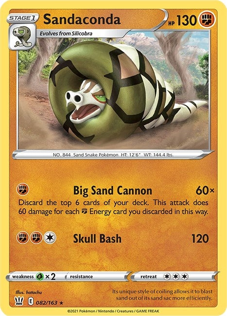 Image for Sandaconda (SWSH05: Battle Styles) (082/163) - Pokemon