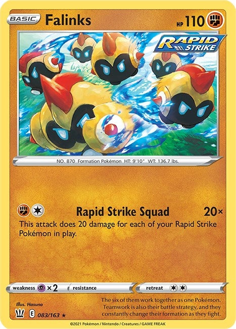 Image for Falinks (SWSH05: Battle Styles) (083/163) - Pokemon