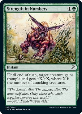 Image for Strength in Numbers (Time Spiral: Remastered) (233) - Magic: The Gathering