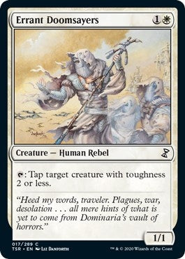 Image for Errant Doomsayers (Time Spiral: Remastered) (17) - Magic: The Gathering