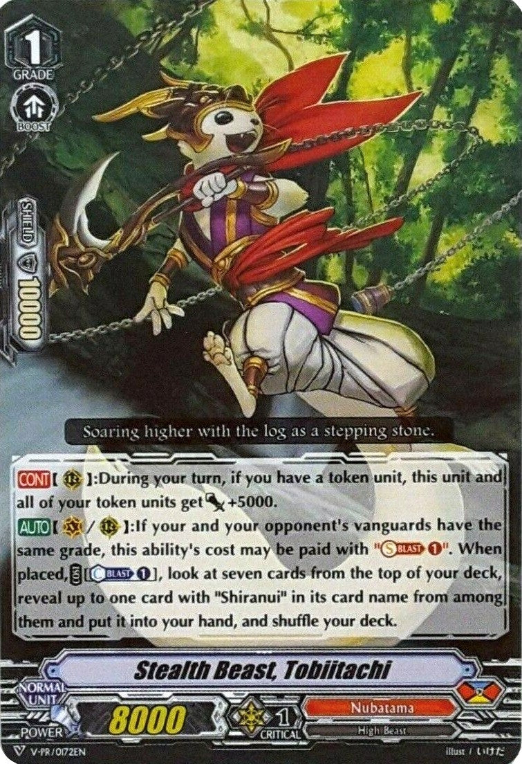 Image for Stealth Beast, Tobiitachi (V Promo Cards) (V-PR/0172EN) - Cardfight Vanguard