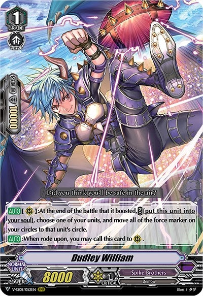 Image for Dudley William (V-SS08: Clan Selection Plus Vol.2) (V-SS08/052EN) - Cardfight Vanguard