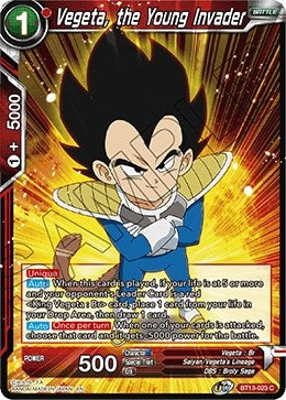 Image for Vegeta, the Young Invader (Supreme Rivalry) (BT13-023) - Dragon Ball Super: Masters