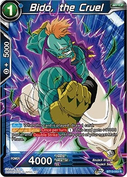 Image for Bido, the Cruel (Supreme Rivalry) (BT13-053) - Dragon Ball Super: Masters