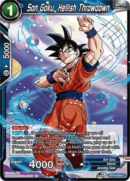 Image for Son Goku, Hellish Throwdown (Supreme Rivalry) (BT13-056) - Dragon Ball Super: Masters
