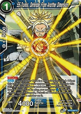 Image for SS Trunks, Defender From Another Dimension (Supreme Rivalry) (BT13-057) - Dragon Ball Super: Masters