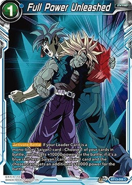 Image for Full Power Unleashed (Supreme Rivalry) (BT13-058) - Dragon Ball Super: Masters