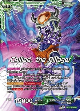 Image for Chilled // Chilled, the Pillager (Supreme Rivalry) (BT13-062) - Dragon Ball Super: Masters