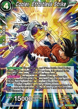 Image for Cooler, Effortless Strike (Supreme Rivalry) (BT13-073) - Dragon Ball Super: Masters