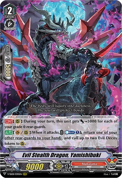 Image for Evil Stealth Dragon, Yamishibuki (V-SS08: Clan Selection Plus Vol.2) (V-SS08/030EN) - Cardfight Vanguard