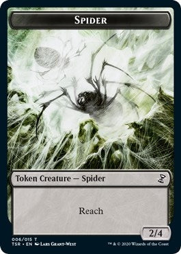 Image for Spider Token (Time Spiral: Remastered) (6) - Magic: The Gathering