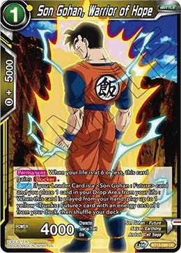 Image for Son Gohan, Warrior of Hope (Supreme Rivalry) (BT13-099) - Dragon Ball Super: Masters