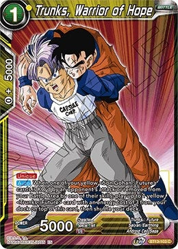 Image for Trunks, Warrior of Hope (Supreme Rivalry) (BT13-103) - Dragon Ball Super: Masters