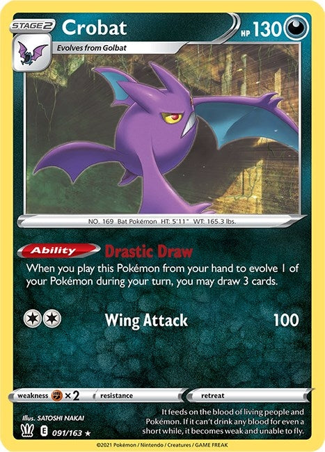 Image for Crobat (Deck Exclusives) (091/163) - Pokemon