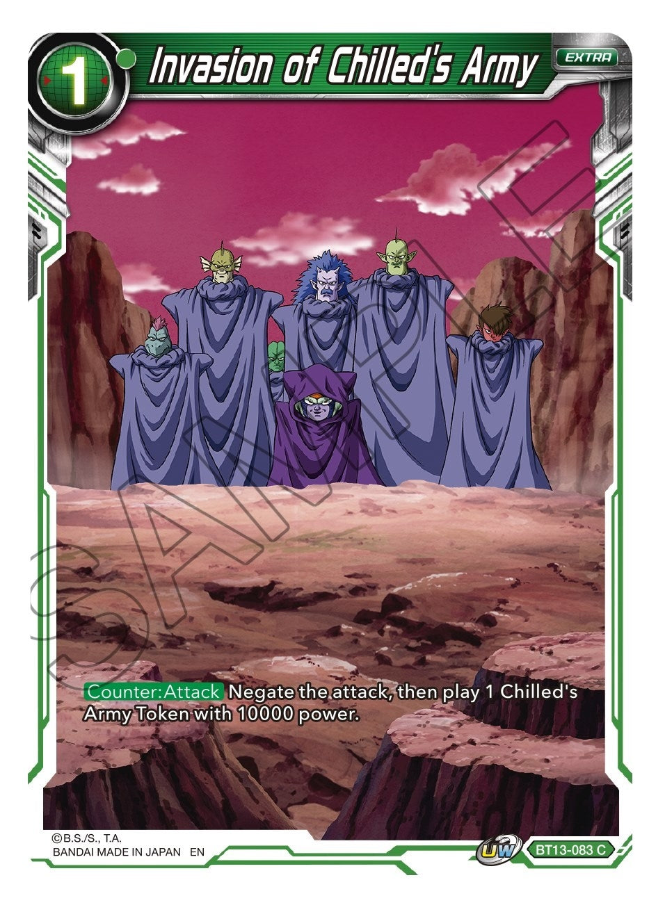 Image for Invasion of Chilled's Army (Supreme Rivalry) (BT13-083) - Dragon Ball Super: Masters