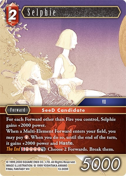Image for Selphie (Opus XIII: Crystal Radiance) (13-009H) - Final Fantasy TCG