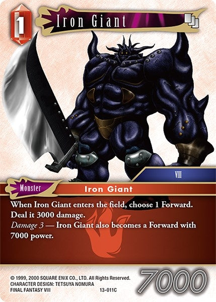 Image for Iron Giant (Opus XIII: Crystal Radiance) (13-011C) - Final Fantasy TCG