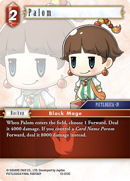Image for Palom (Opus XIII: Crystal Radiance) (13-013C) - Final Fantasy TCG